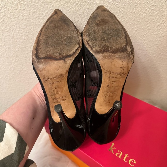 ♠️Kate Spade Bow Mesh Heels♠️ - Picture 6 of 7